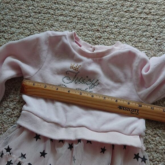 Juicy Couture light pink Little Girl's Logo Dress size 18M - Picture 8 of 10